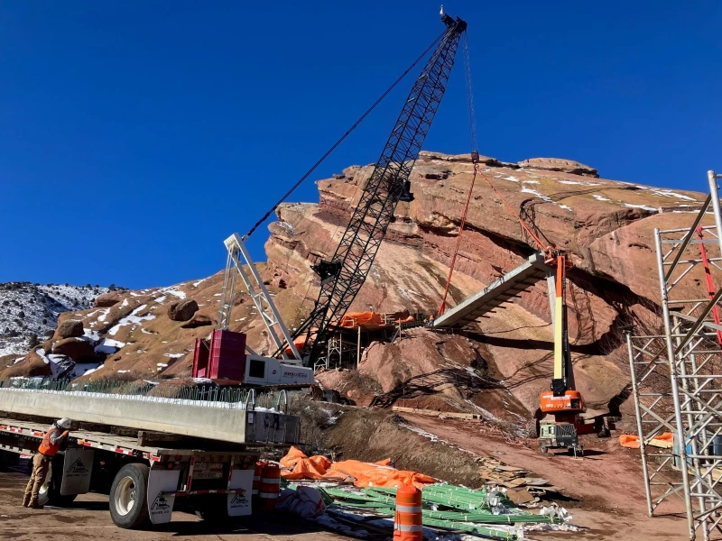 Replacement Red Rocks Pedestrian Bridge