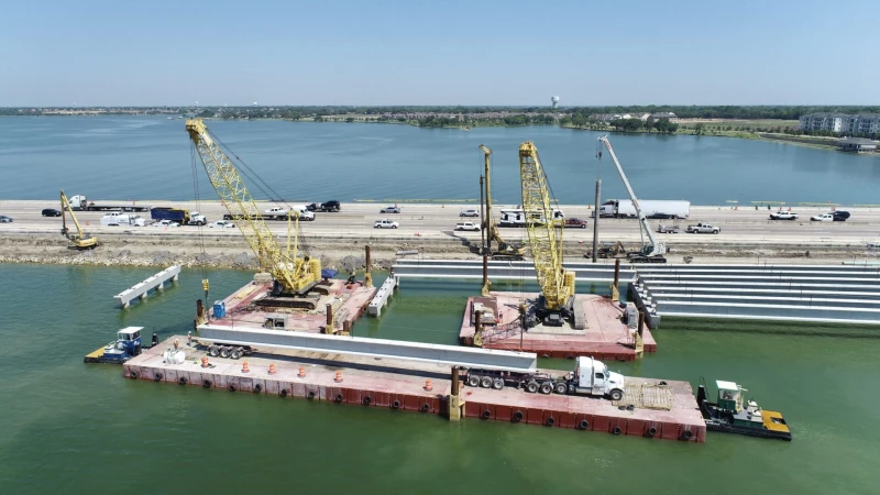 IH-30 Lake Ray Hubbard Bridge Project