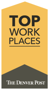 the logo for the Denver Post's top workplaces